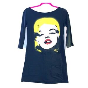 Betsey Johnson Marilyn Monroe Tshirt Dress Vintage